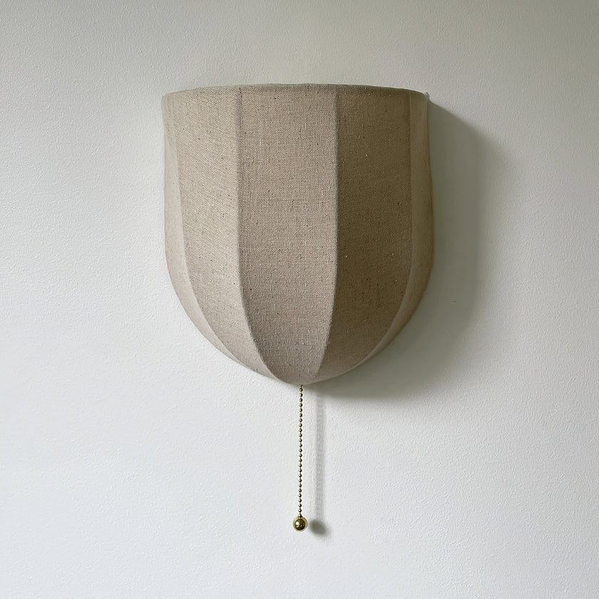 Sienna Linen Wall Sconce