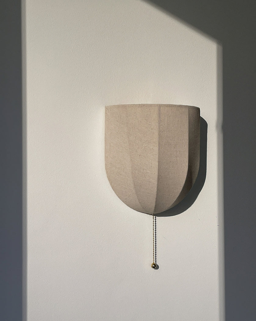 Sienna Linen Wall Sconce