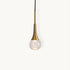 Simple Drop-Shaped Crystal Pendant Lamp