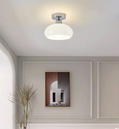 Simple Cream Ceiling Lamp