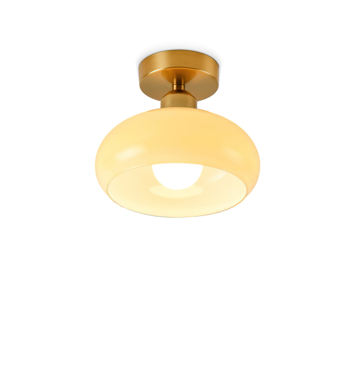 Simple Cream Ceiling Lamp – detail 2