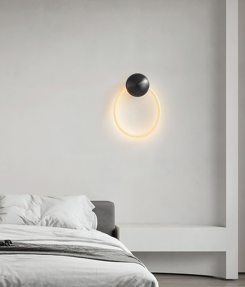 Simple Silicone Ring Wall Light