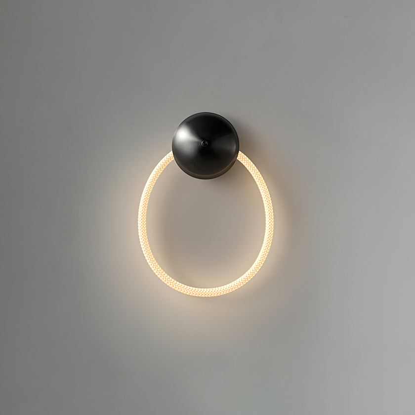 Simple Silicone Ring Wall Light