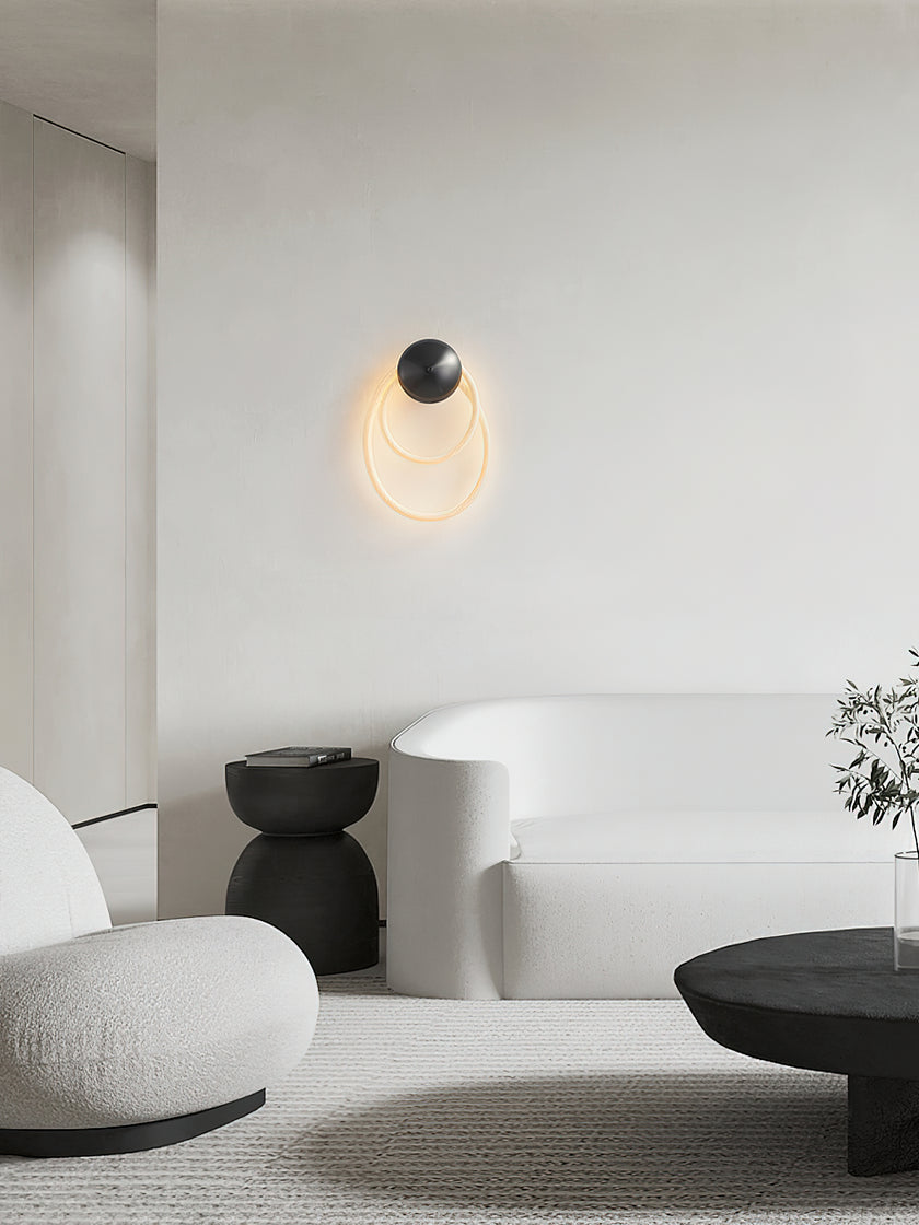 Simple Silicone Ring Wall Light