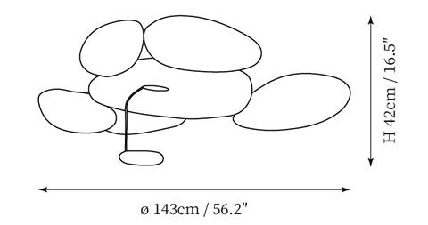 Skydro Ceiling Lamp — Dimension drawings 1