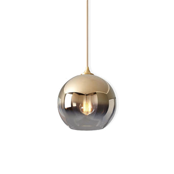 spherical glass Pendant Light