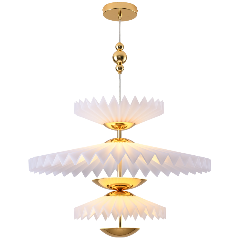 Stacked Paper Chandelier