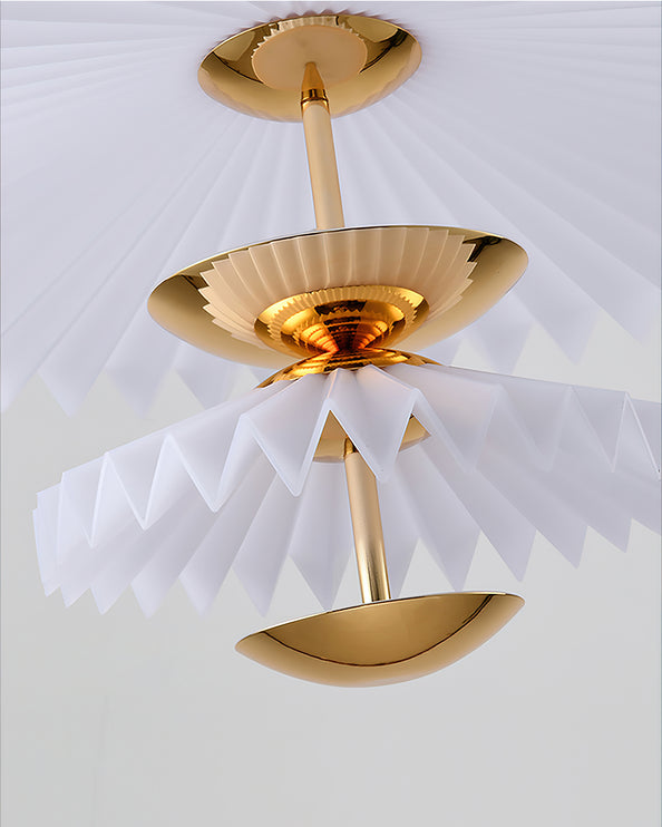 Stacked Paper Chandelier