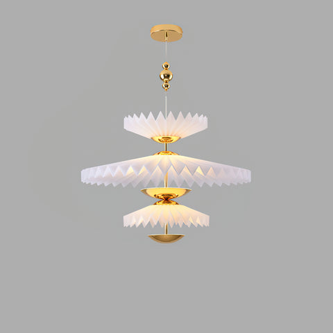 Stacked Paper Chandelier – detail 34