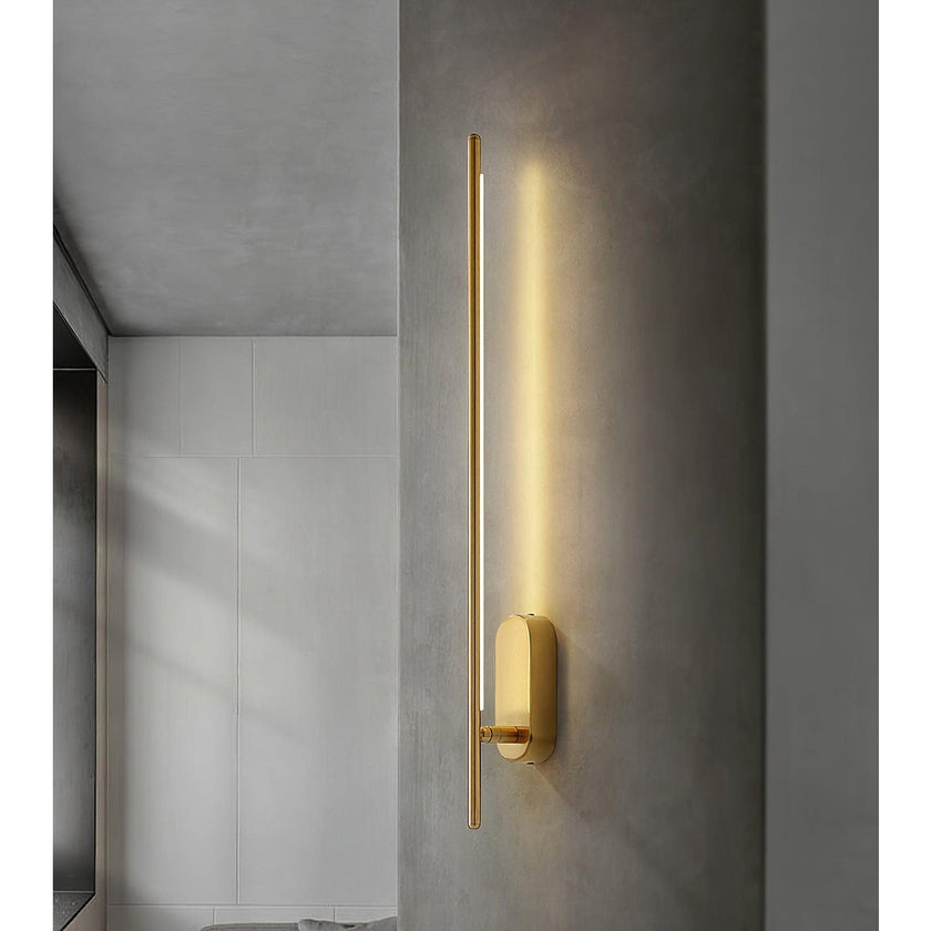 Stick Shaped Metal Sconce