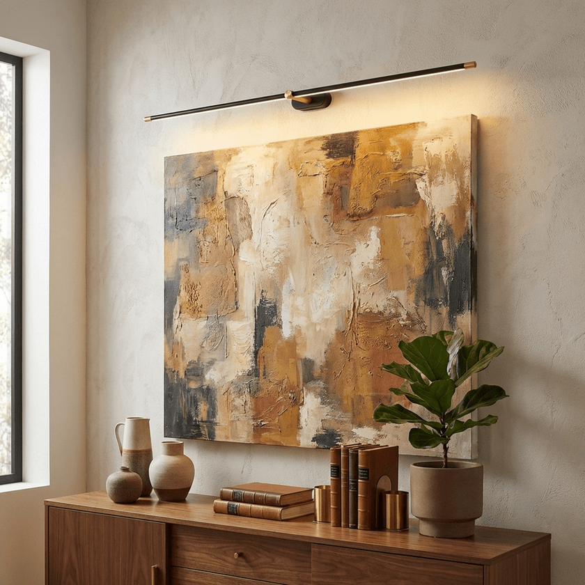 Stick Shaped Metal Sconce