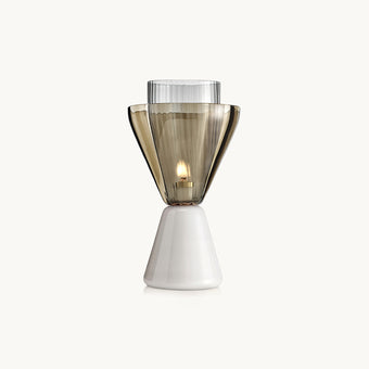 Tapered Glass Table Lamp