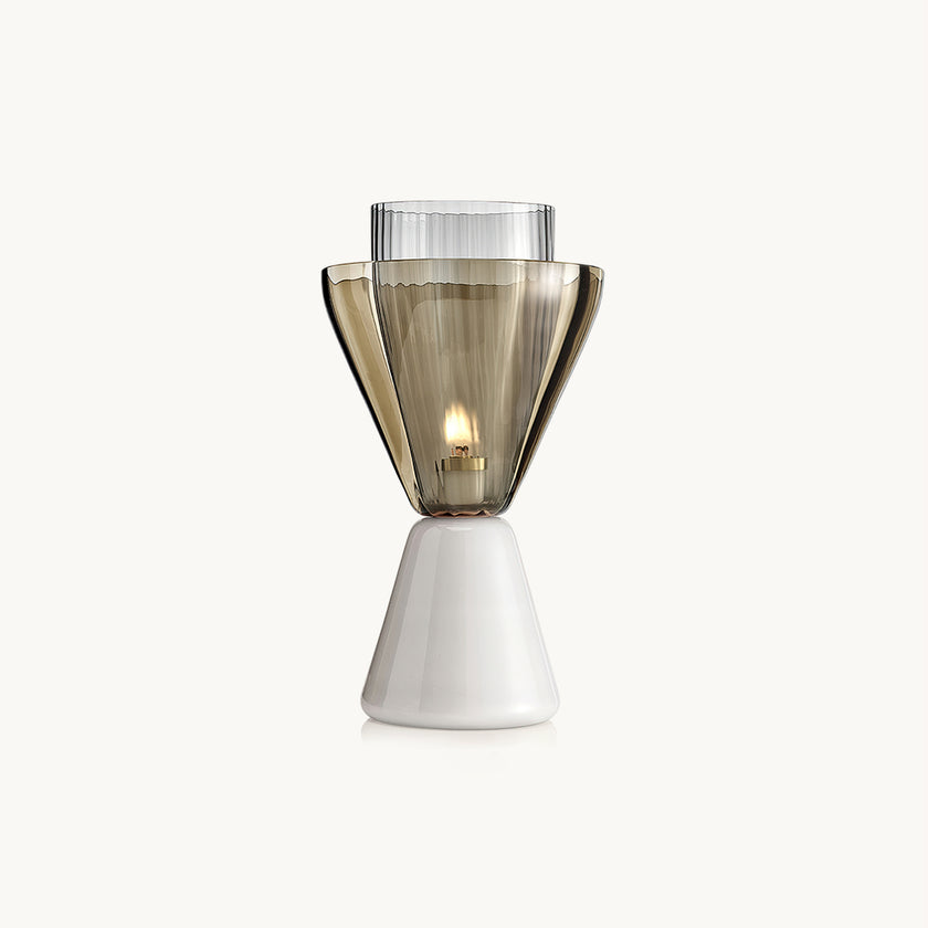 Tapered Glass Table Lamp