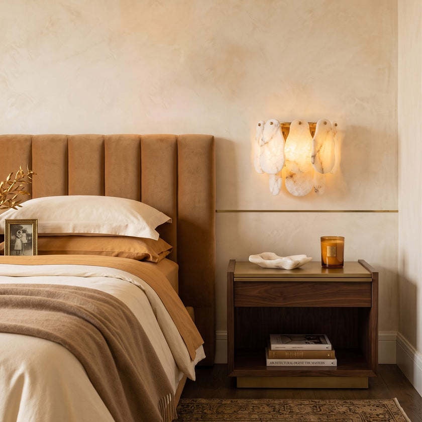 Tennyson Alabaster Wall Sconce