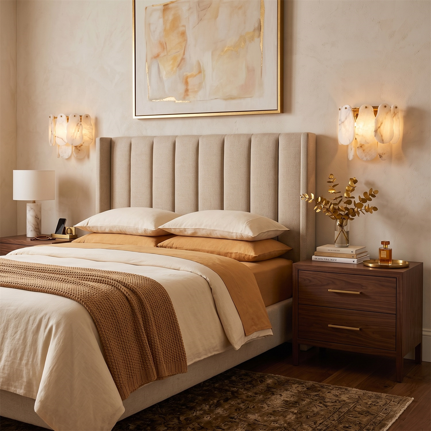 Tennyson Alabaster Wall Sconce