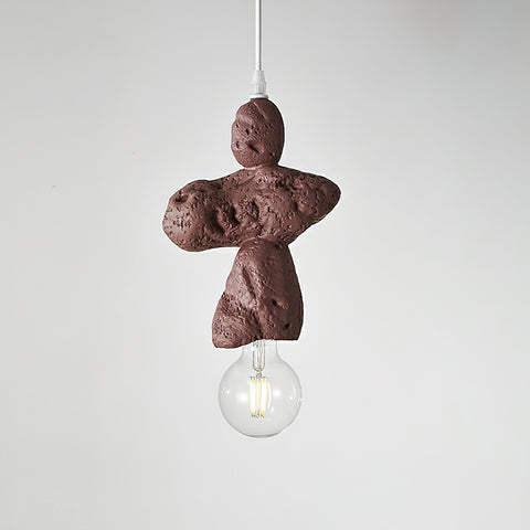 Terracotta Rock Pendant Light – detail 13