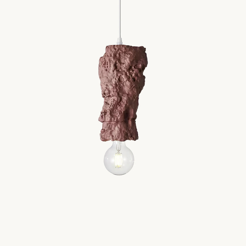 Terracotta Rock Pendant Light