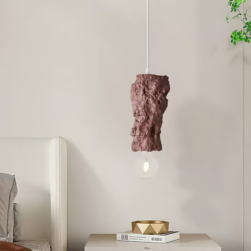 Terracotta Rock Pendant Light