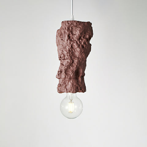 Terracotta Rock Pendant Light – detail 11
