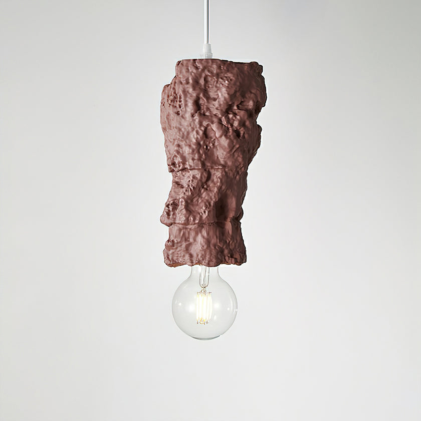 Terracotta Rock Pendant Light