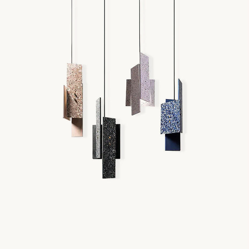 Terrazzo stuk hanglamp