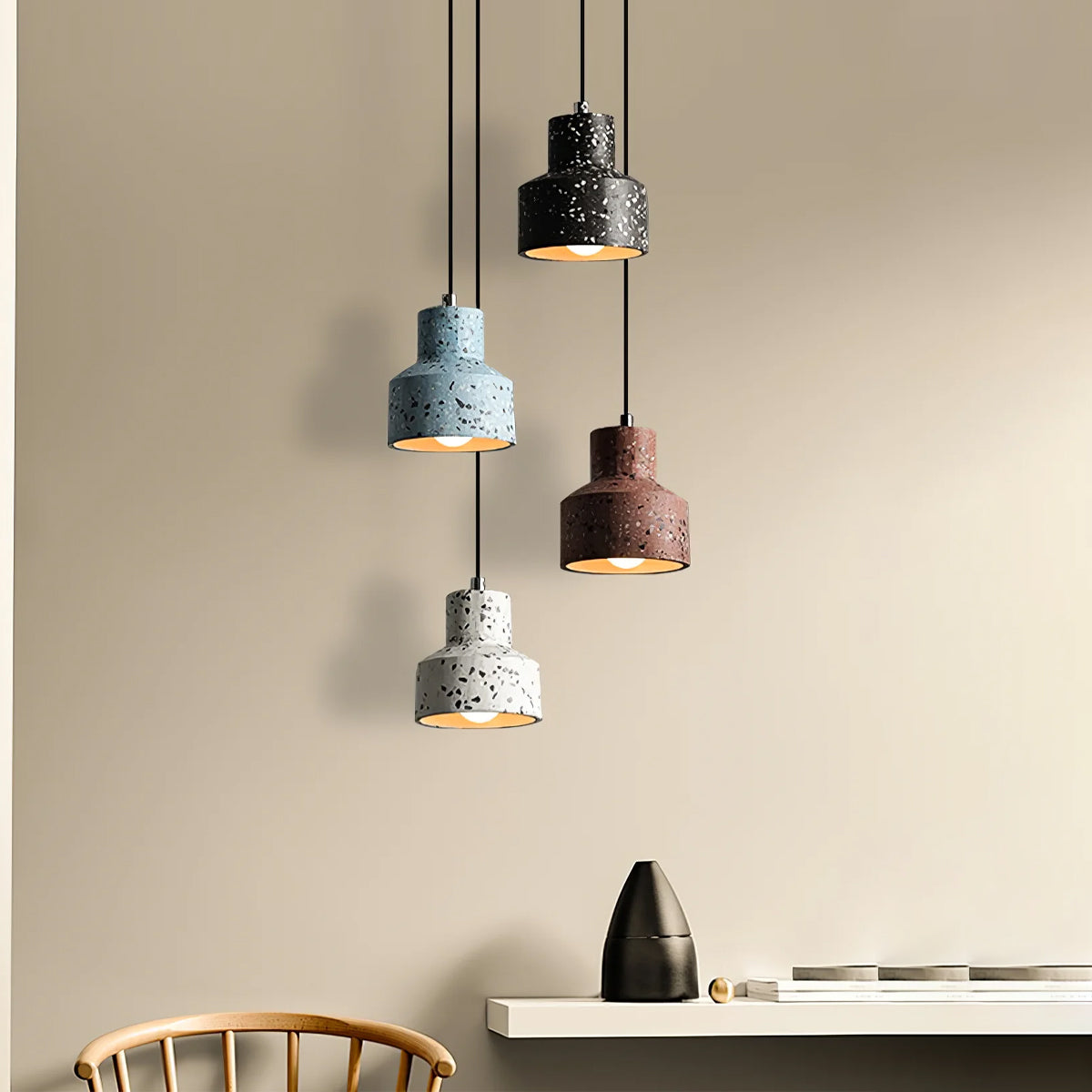 Terrazzo pendant Lamp – detail 2