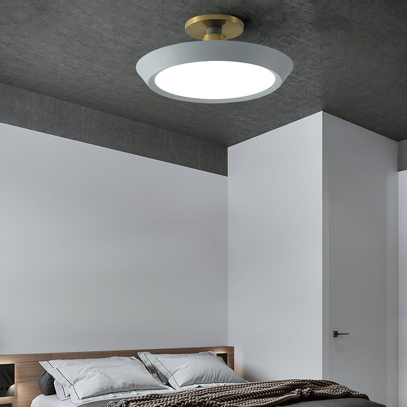 Thick Oval Ceiling Light