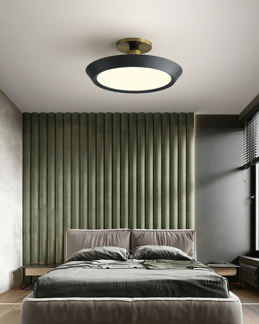 Thick Oval Ceiling Light