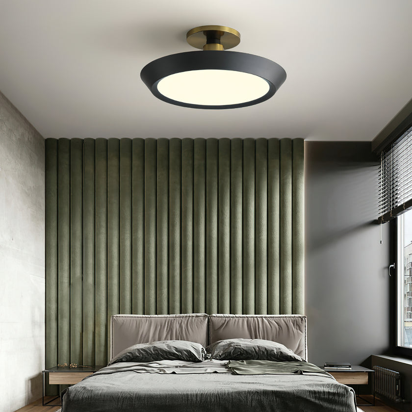 Thick Oval Ceiling Light