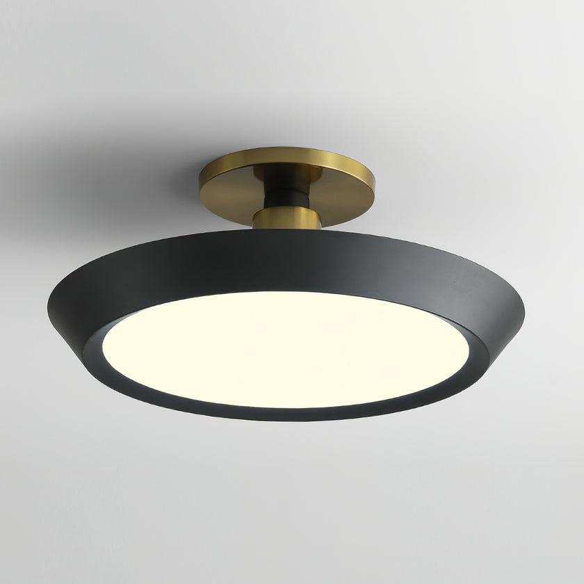 Thick Oval Ceiling Light