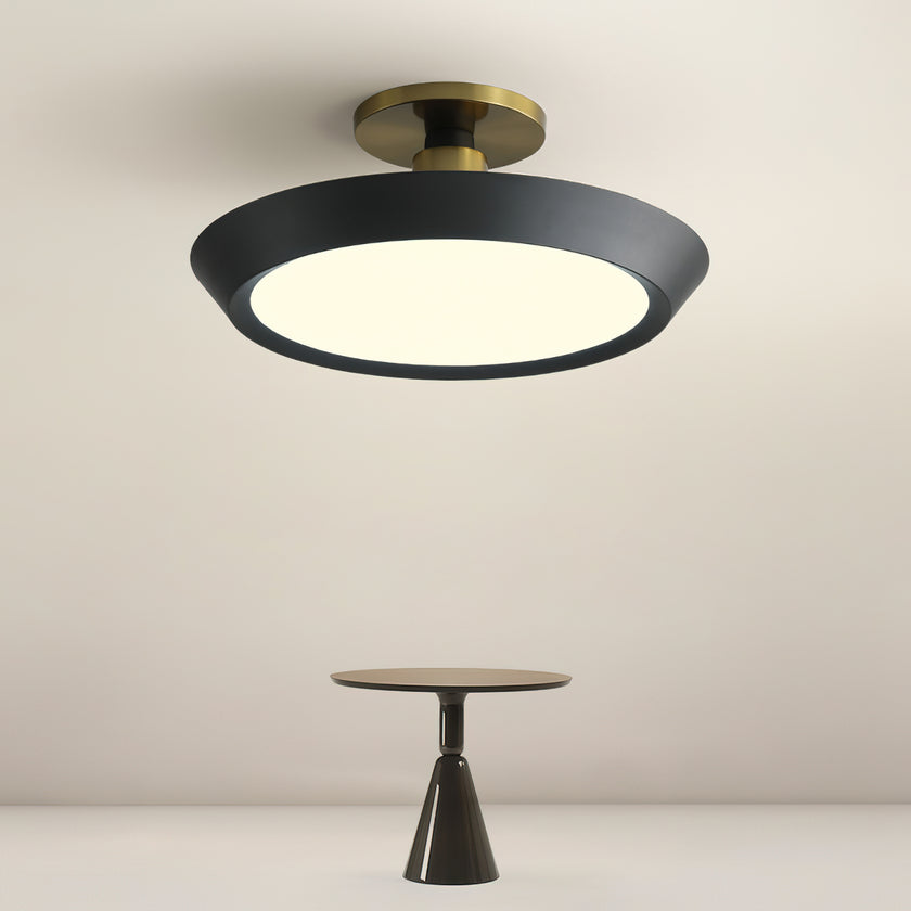 Thick Oval Ceiling Light