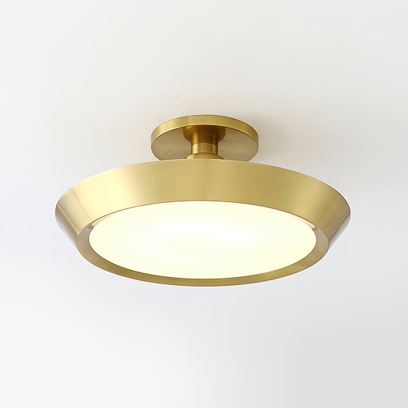 Thick Oval Ceiling Light