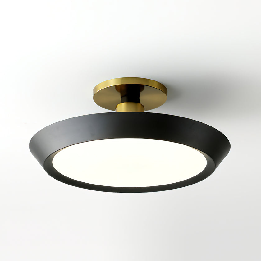 Thick Oval Ceiling Light