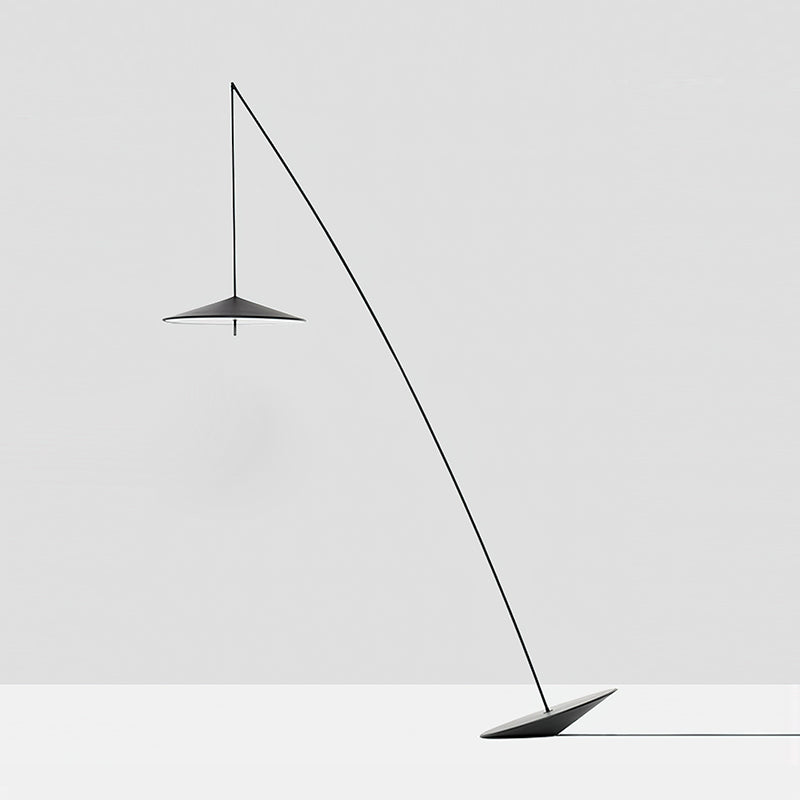 Tilted Fishing Rod Floor Lamp