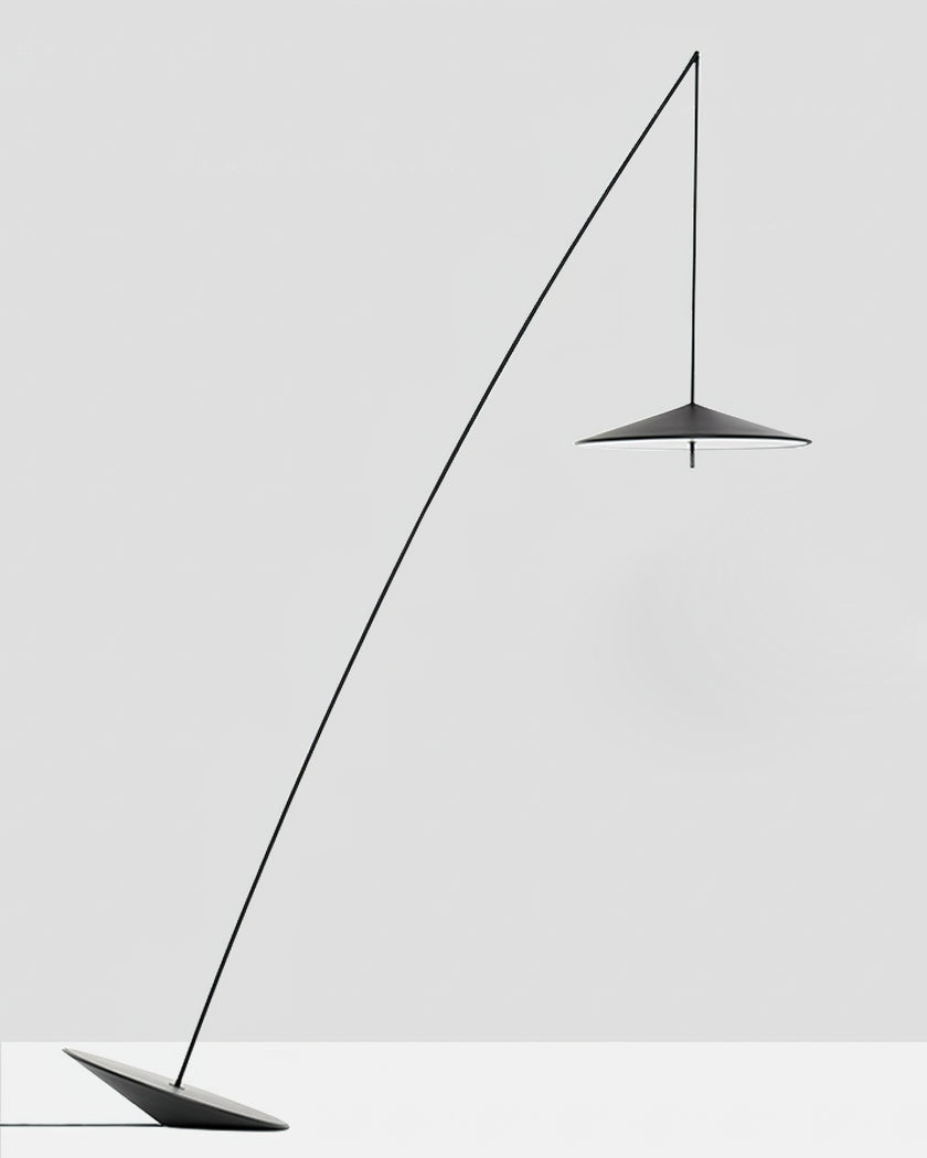 Tilted Fishing Rod Floor Lamp