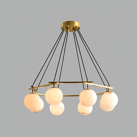 Tina Alabaster Chandelier – detail 8