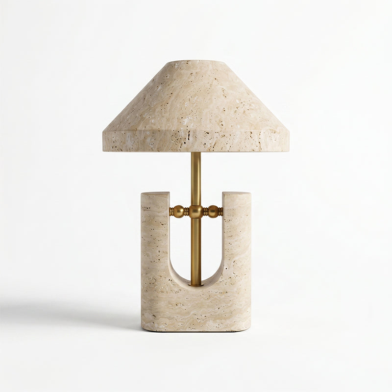 Tivaro Travertine Table Lamp