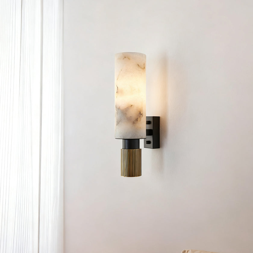 Torch Alabaster Wall Lamp