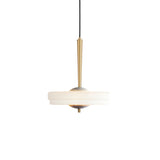 Geborsteld messing glas & wit marmer