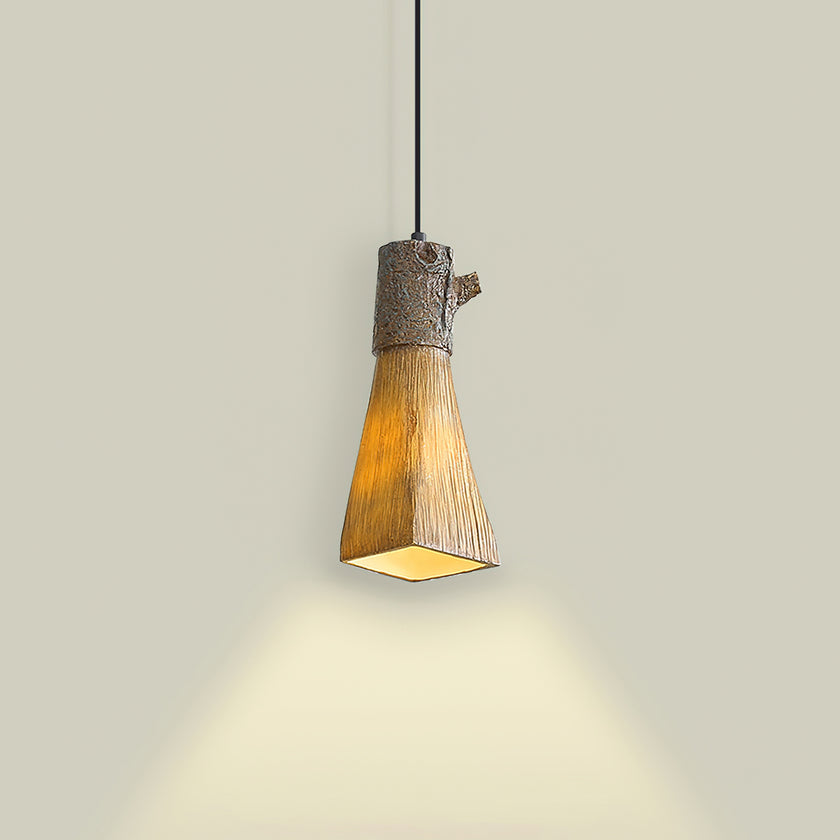 Tree Stump Pendant Lamp