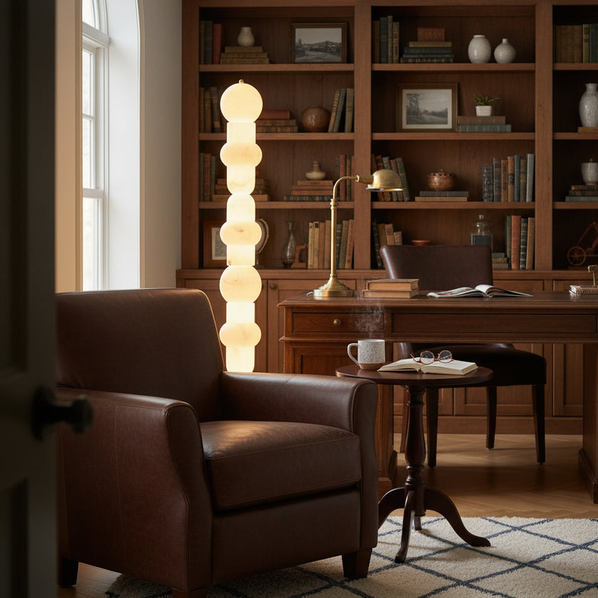 Tribeca Alabaster Floor Lamp