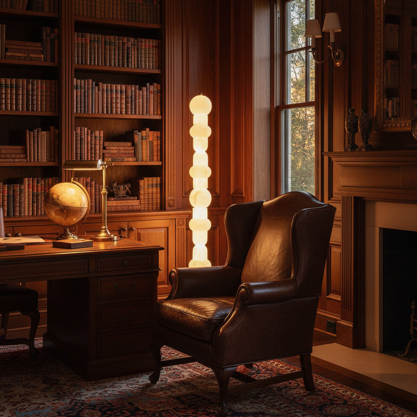 Tribeca Alabaster Floor Lamp