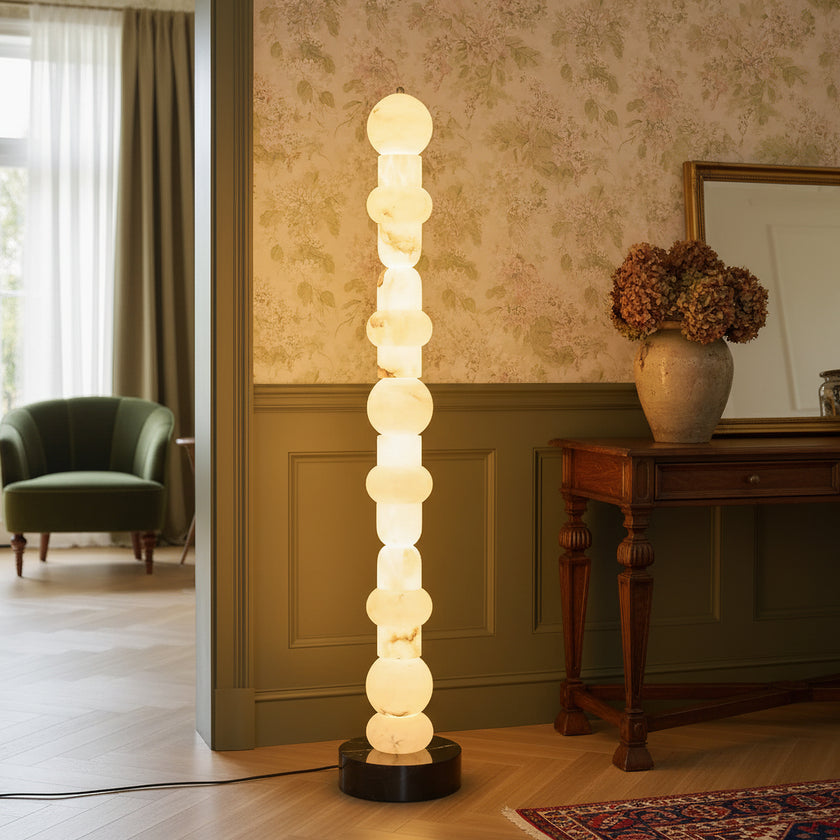 Tribeca Alabaster Floor Lamp