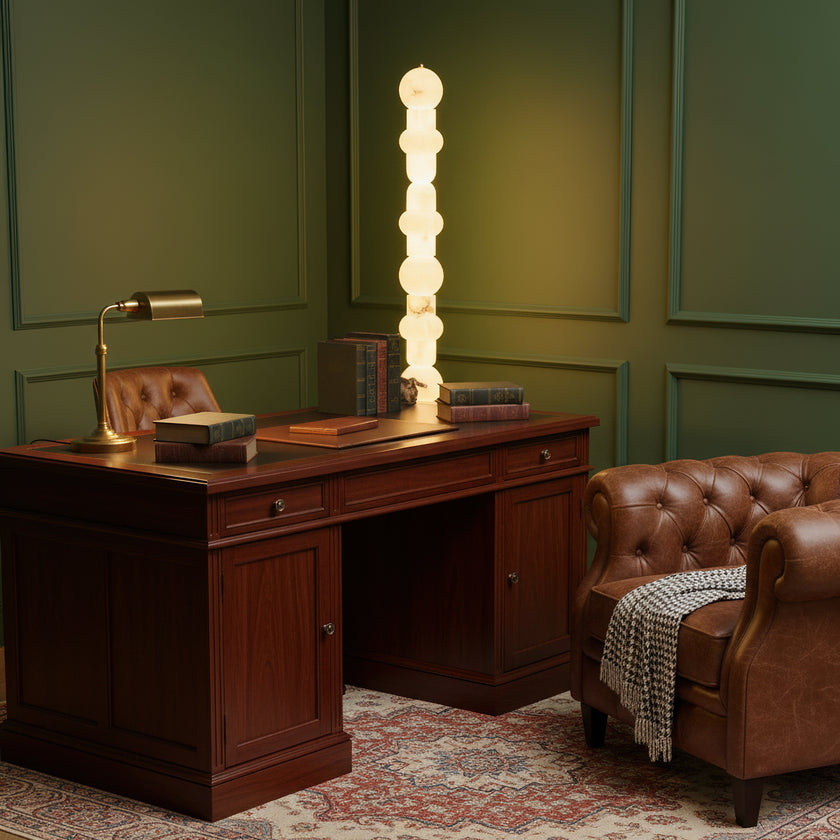 Tribeca Alabaster Floor Lamp