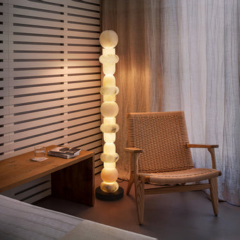 Tribeca Alabaster Floor Lamp