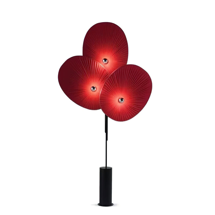 Triple Floral Floor Lamp