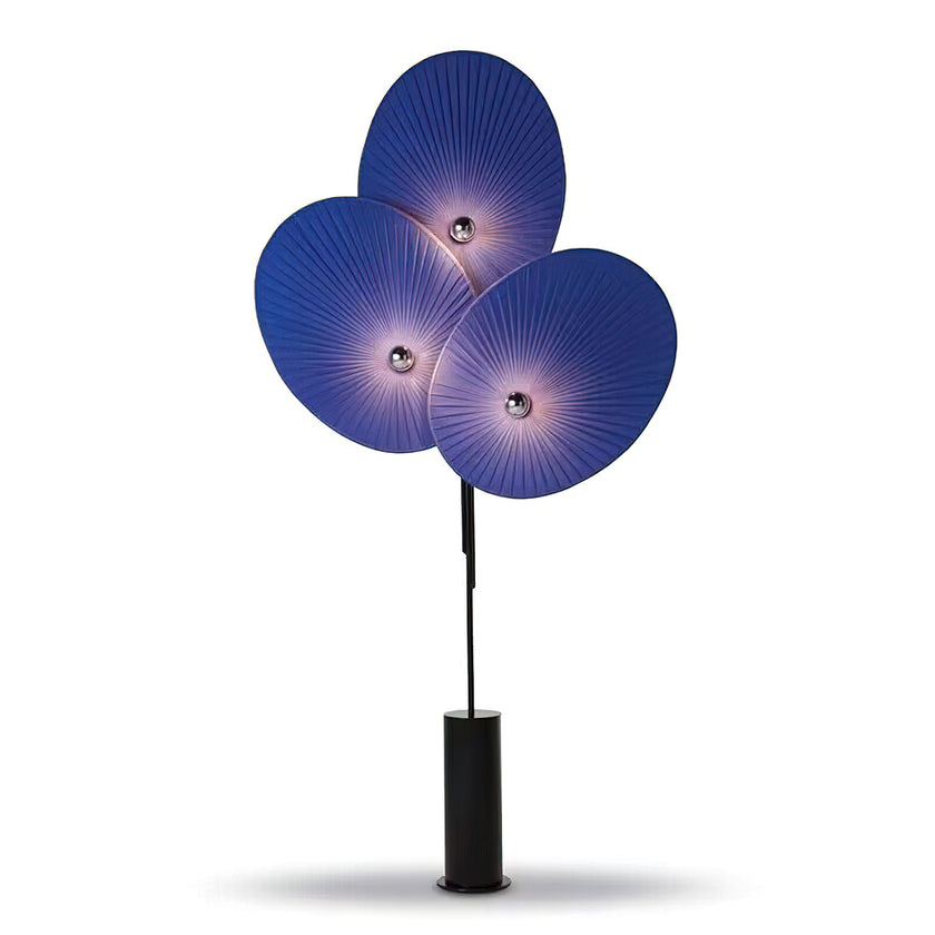 Triple Floral Floor Lamp