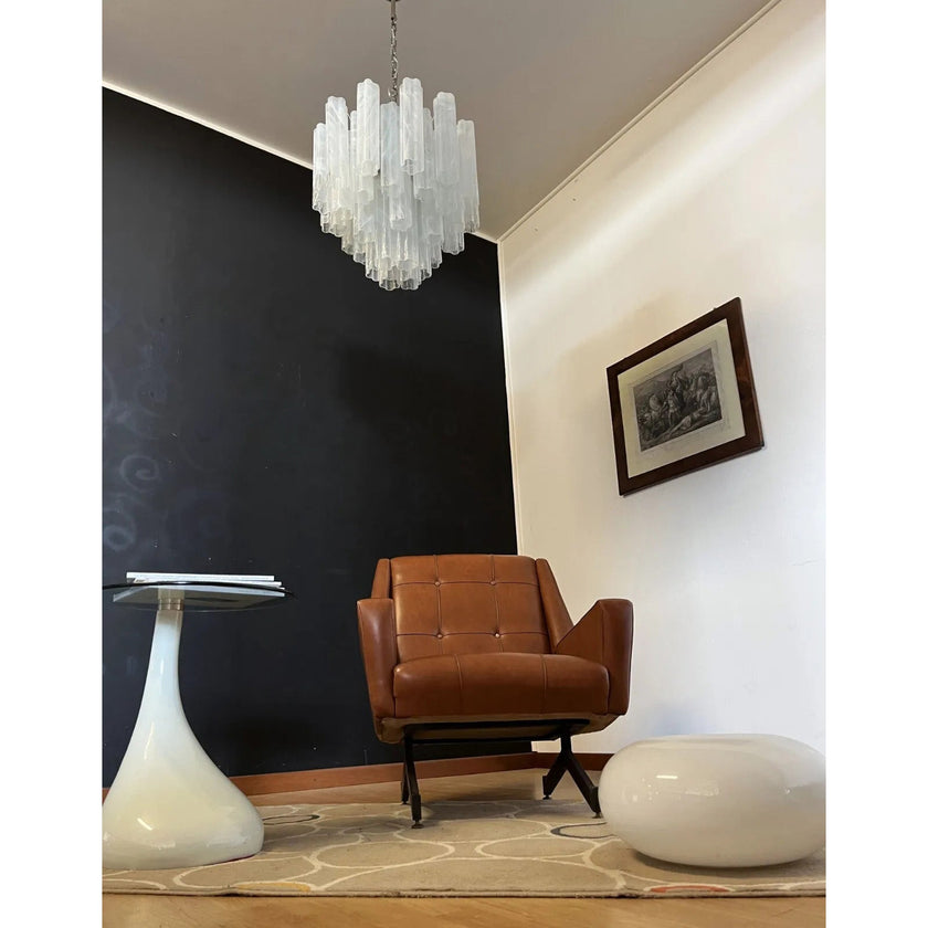 Tronchi Glass Tube Chandelier