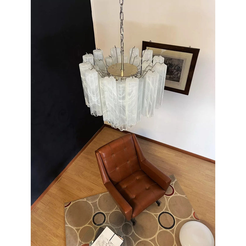 Tronchi Glass Tube Chandelier