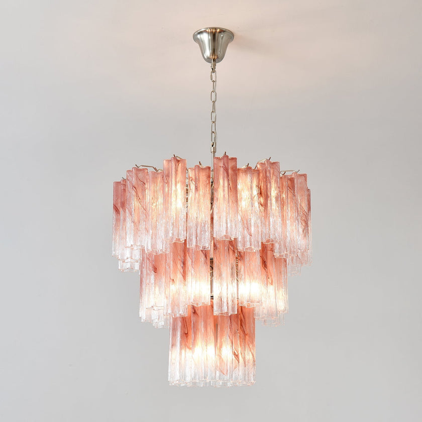 Tronchi Glass Tube Chandelier